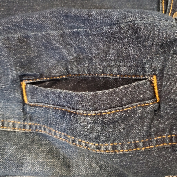 Old Navy Girl's Dark Blue Denim Trucker Jacket - Picture 7 of 9